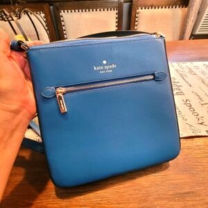 Blue kate spade crossbody purse nwot